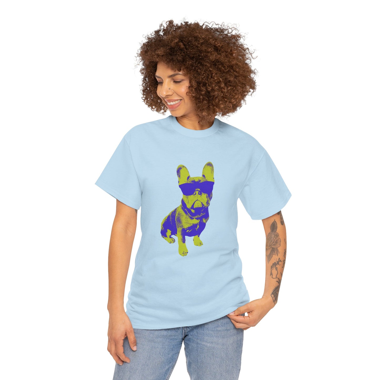 French Buldog Unisex Heavy Cotton Tee