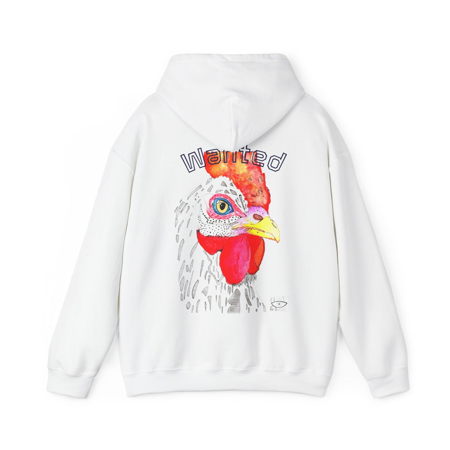 Funny Chicken Graphic Hoodie - Unisex Heavy Blend Sweatshirt