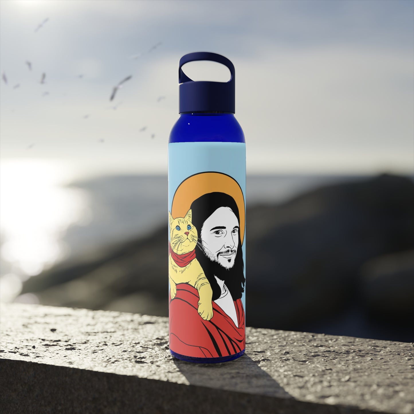 Jesus Sky Water Bottle