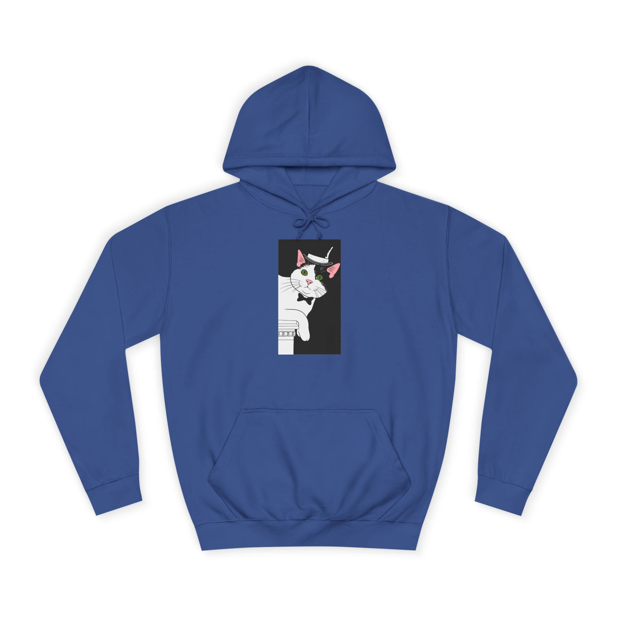 Mister Cat Unisex College Hoodie