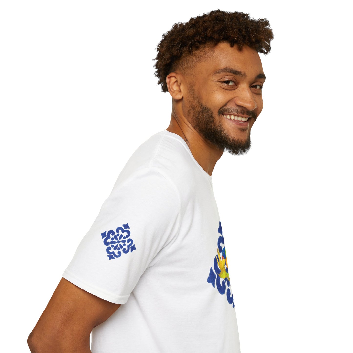 Brazil Portugal Tribute Unisex Softstyle T-Shirt