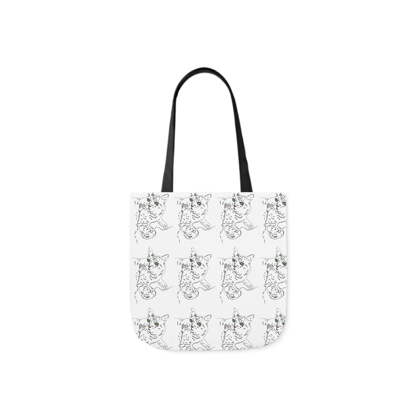 Abstract Cat tote bag