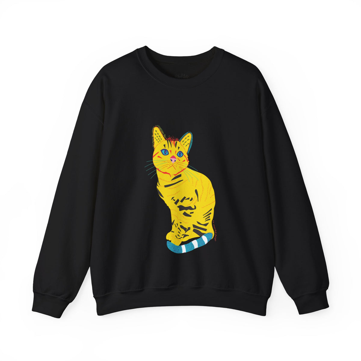 Yellow Cat Unisex Heavy Blend™ Crewneck Sweatshirt