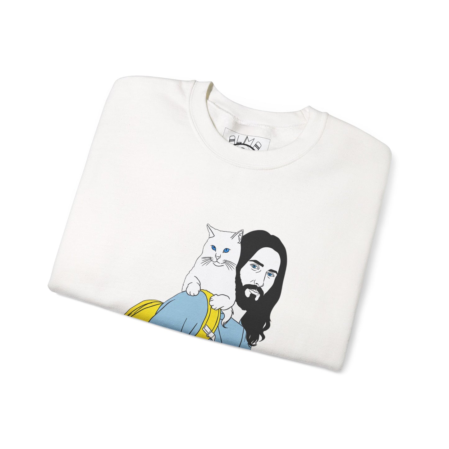 Jeus and cat Unisex Heavy Blend™ Crewneck Sweatshirt