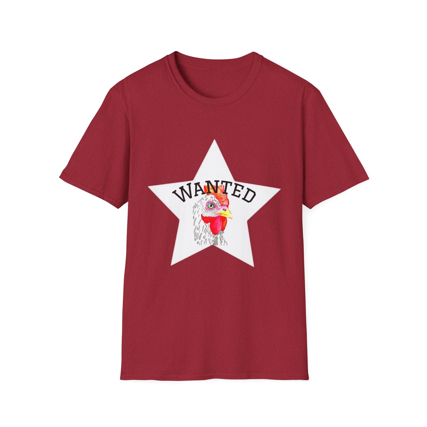 Wanted Heart T-Shirt | Unisex Softstyle Tee for Animal Lovers, Unique Gift, Casual Wear, Valentine's Day, Birthday, Fun Graphics