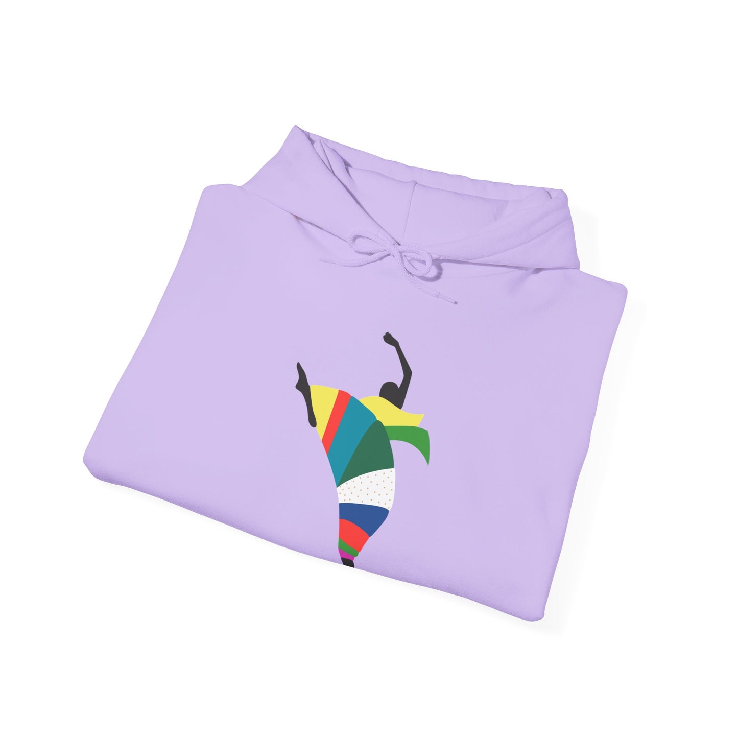 Dance is Organism Unisex Hooded Sweatshirt - Colorful Artistic Dance Design