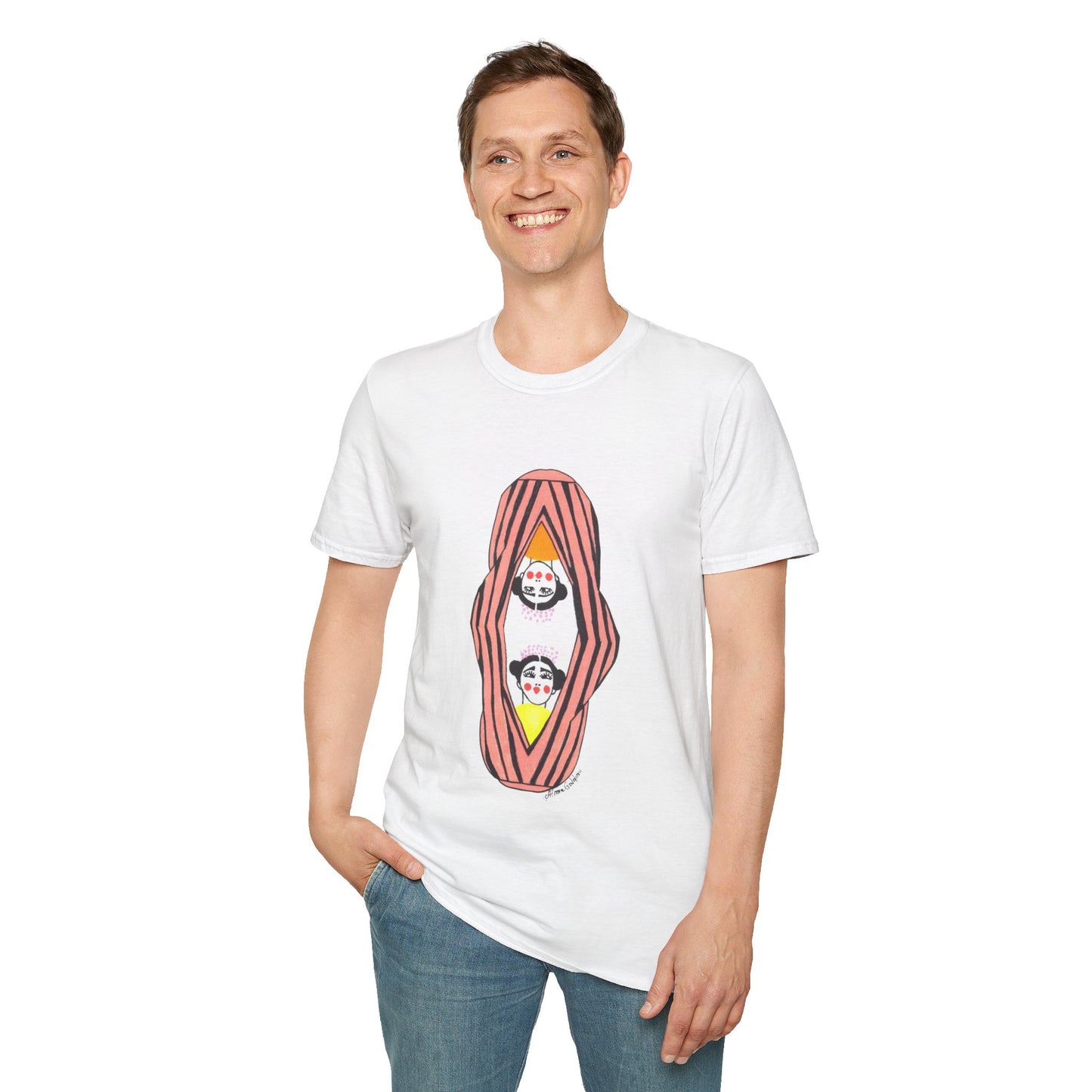 Frida Kahlo Khalo  Graphic Unisex Softstyle T-Shirt