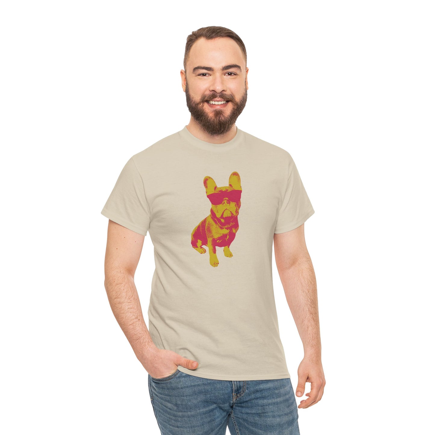 French Buldog Unisex Heavy Cotton Tee