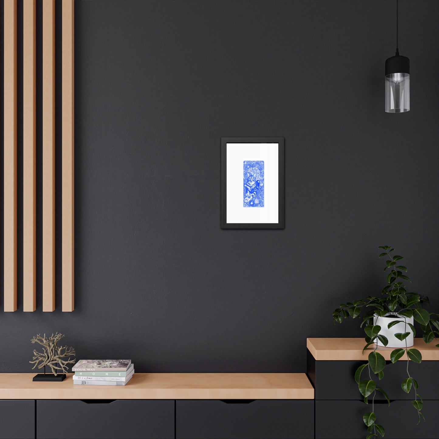 Art Nouveaux Cat Framed Posters