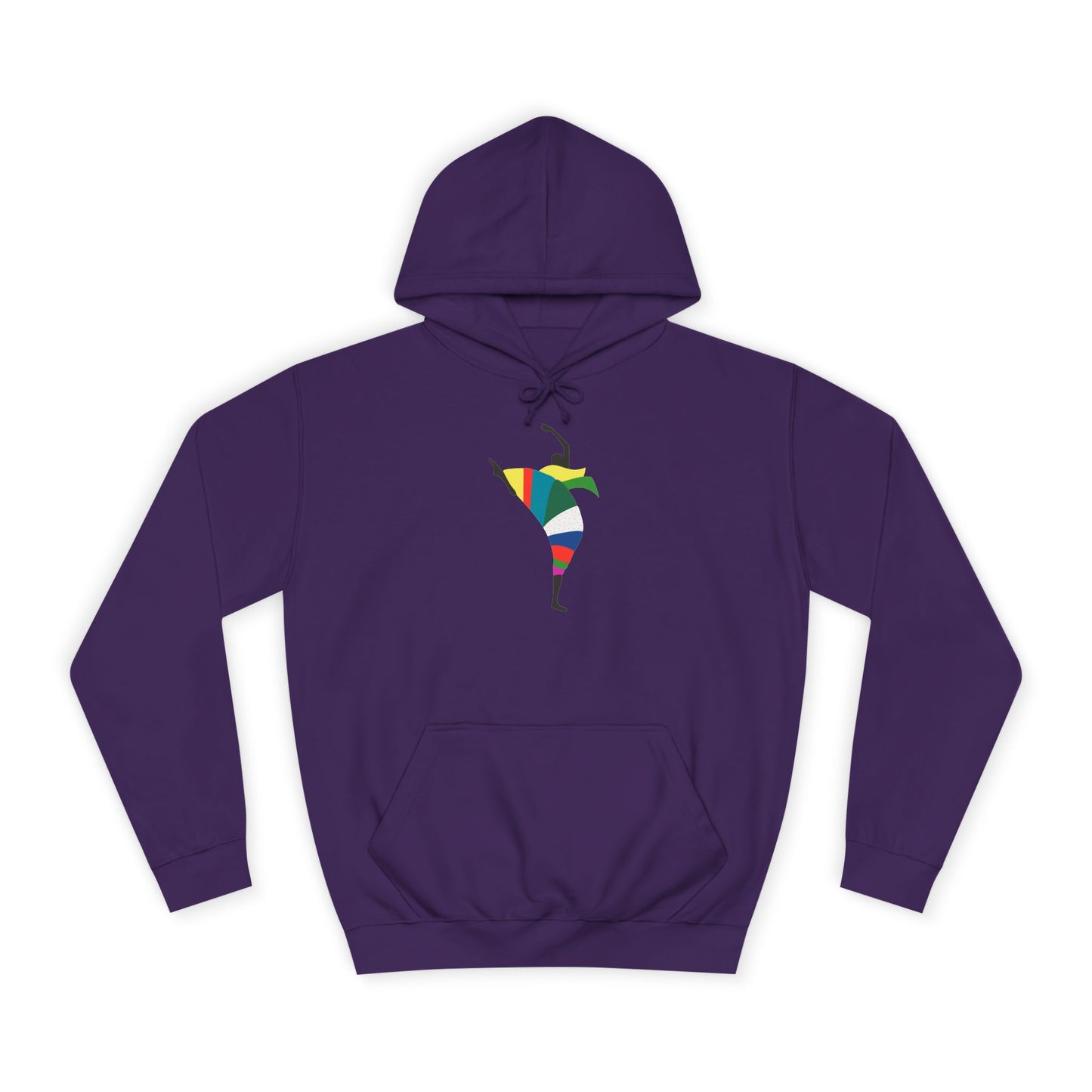 Colorful Dancer Unisex College Hoodie - Stylish Daily Wear