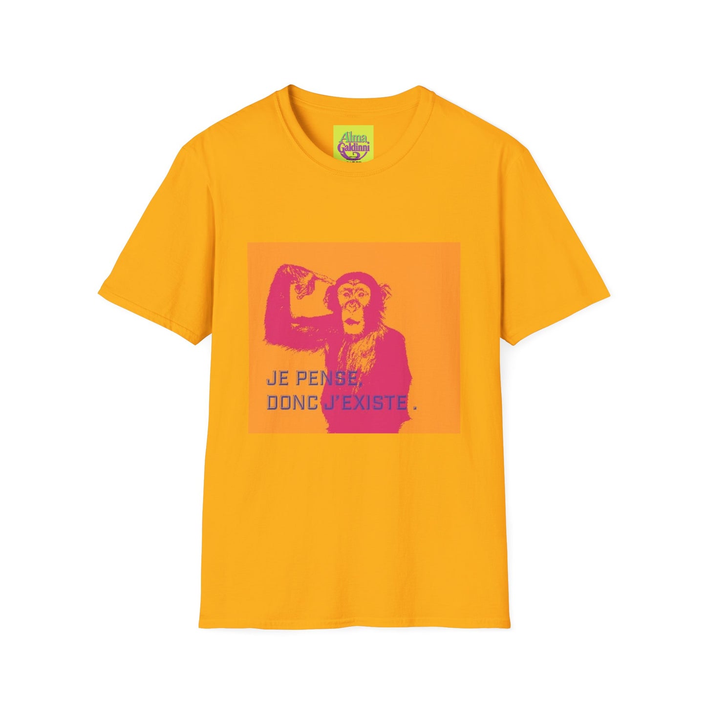 Philosophical Monkey Unisex Softstyle T-Shirt