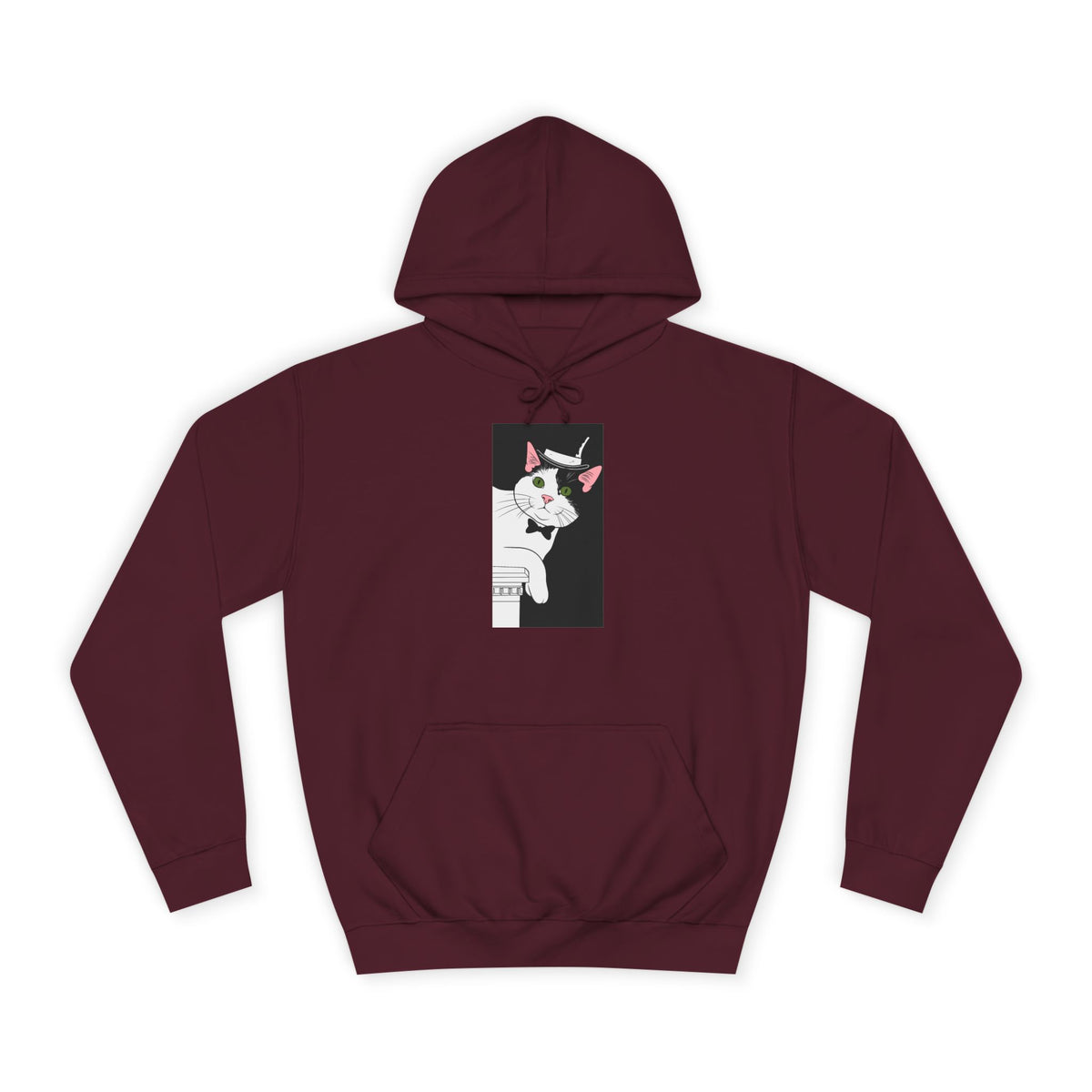 Mister Cat Unisex College Hoodie