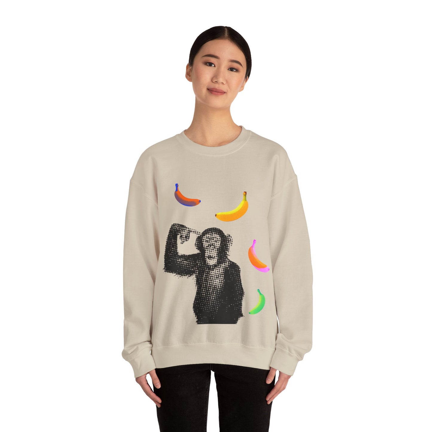 Pop Monkey Unisex Heavy Blend™ Crewneck Sweatshirt