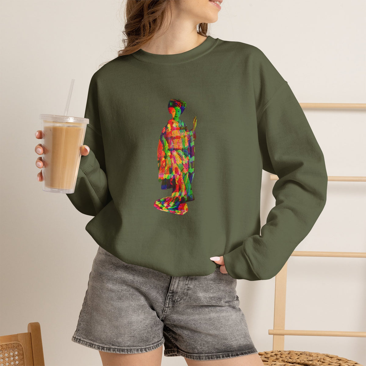 Neon Gueixa Unisex Heavy Blend™ Crewneck Sweatshirt