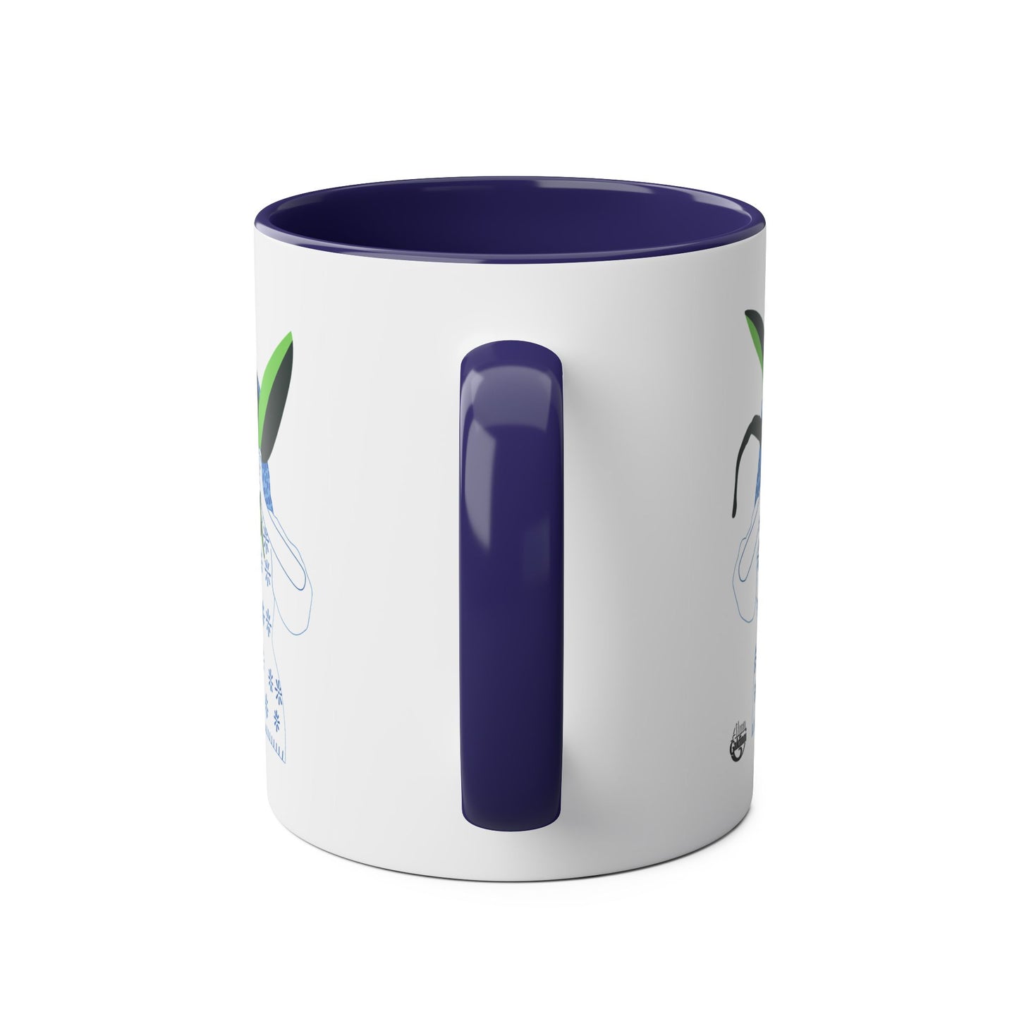 Mother Nature Two-Tone Coffee Mugs, 11oz
