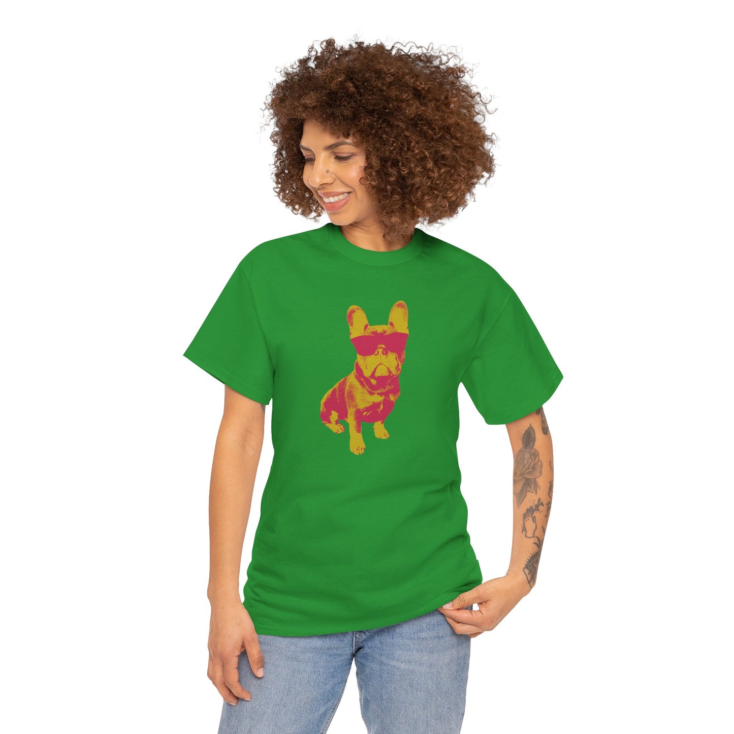 French Buldog Unisex Heavy Cotton Tee