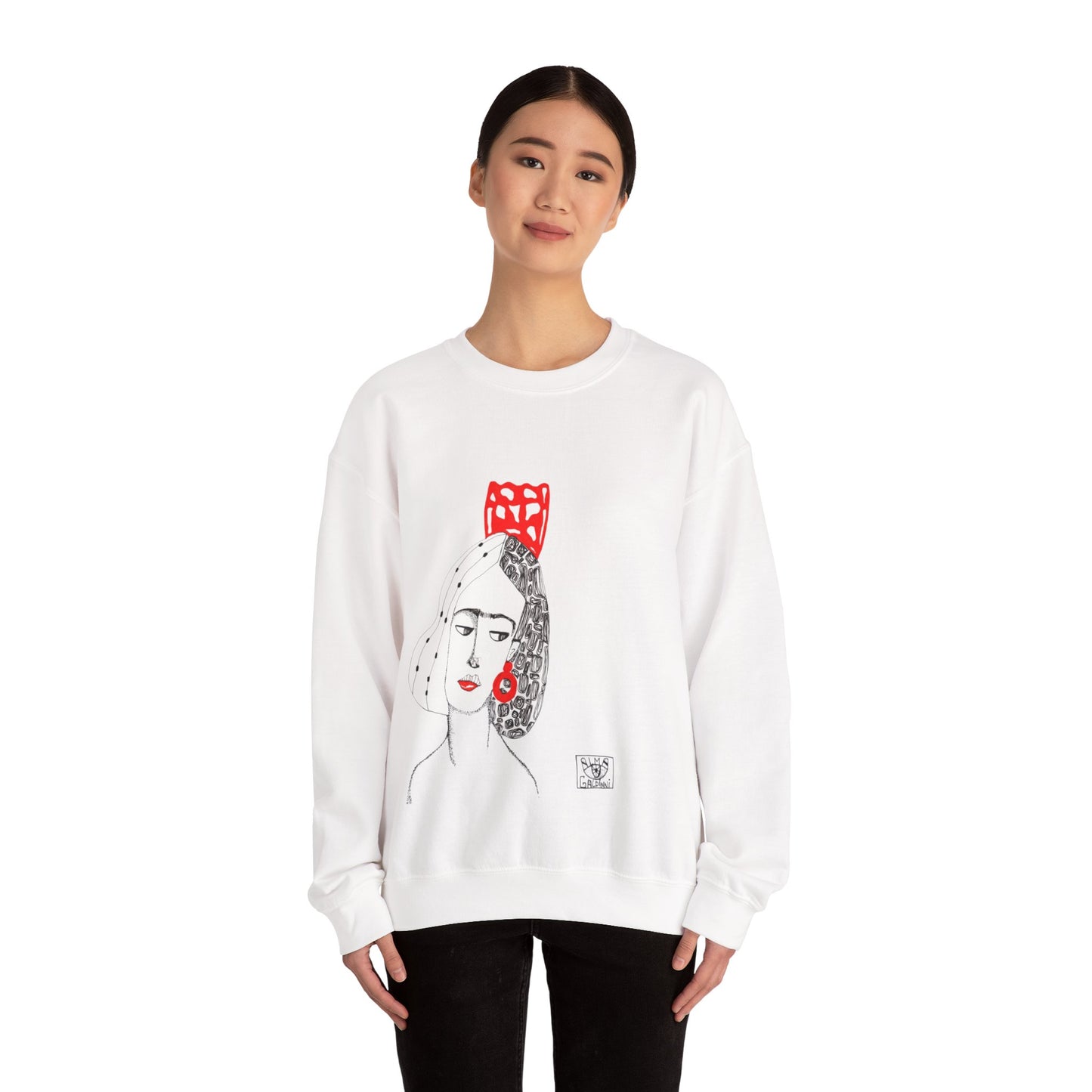 Artistic Frida Kahlo Crewneck Sweatshirt - Stylish Comfort for Creative Souls