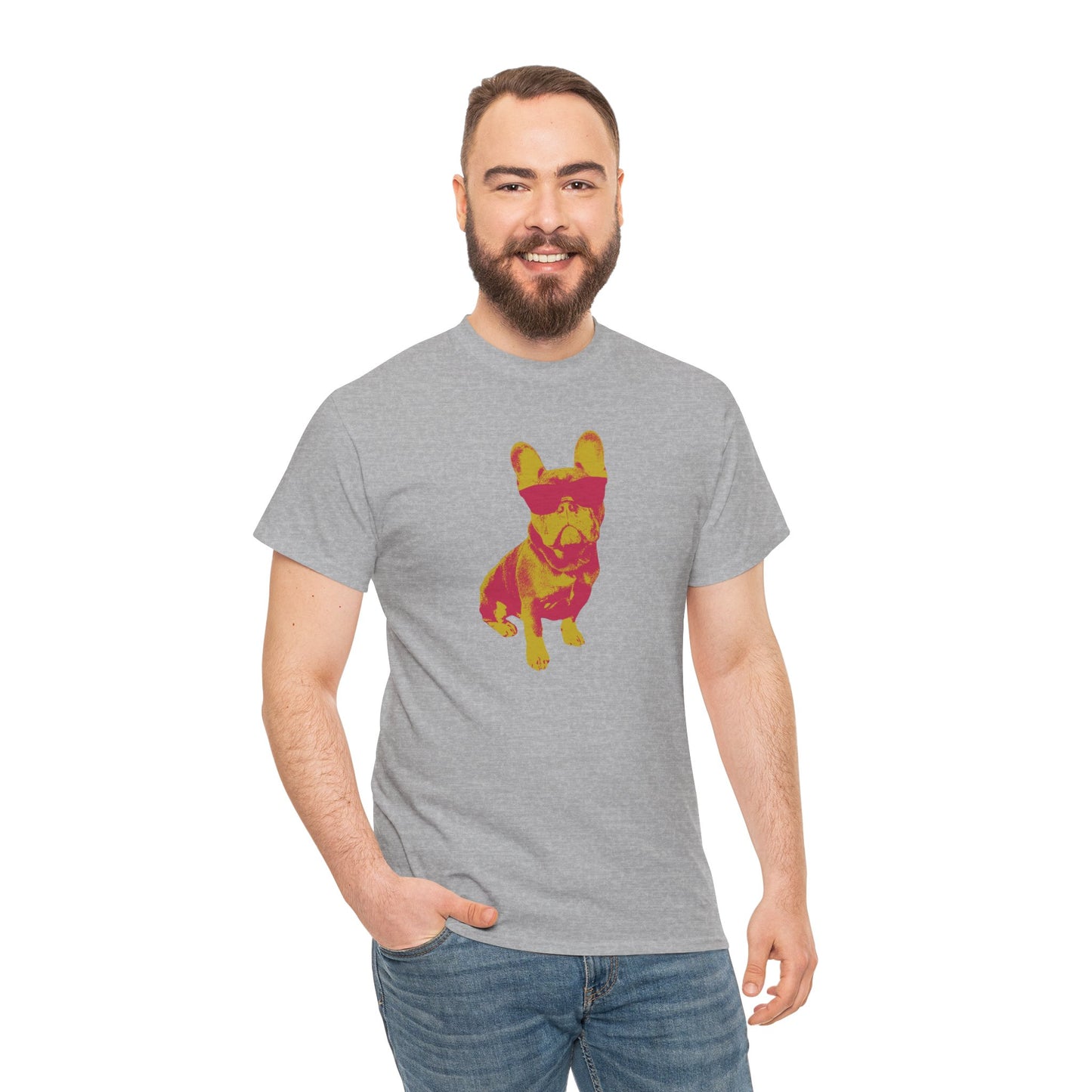 French Buldog Unisex Heavy Cotton Tee