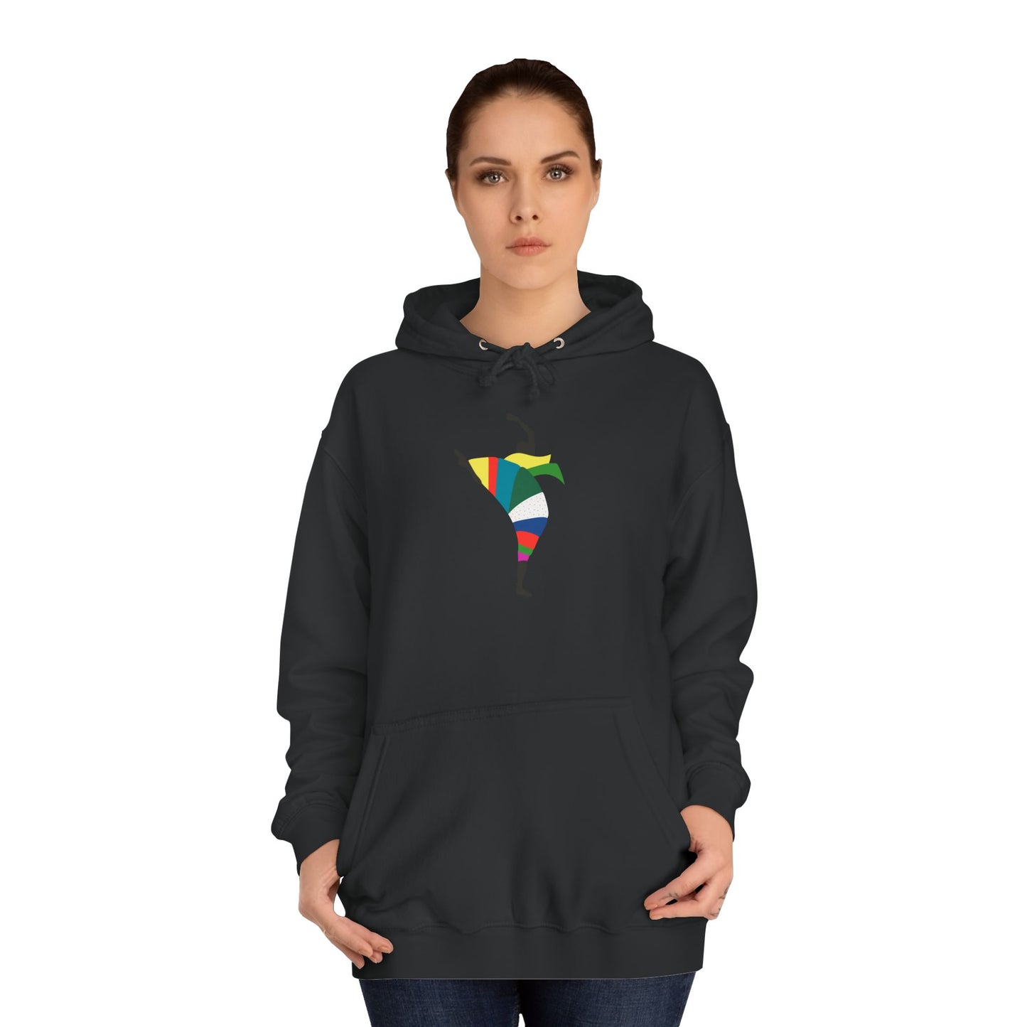 Colorful Dancer Unisex College Hoodie - Stylish Daily Wear