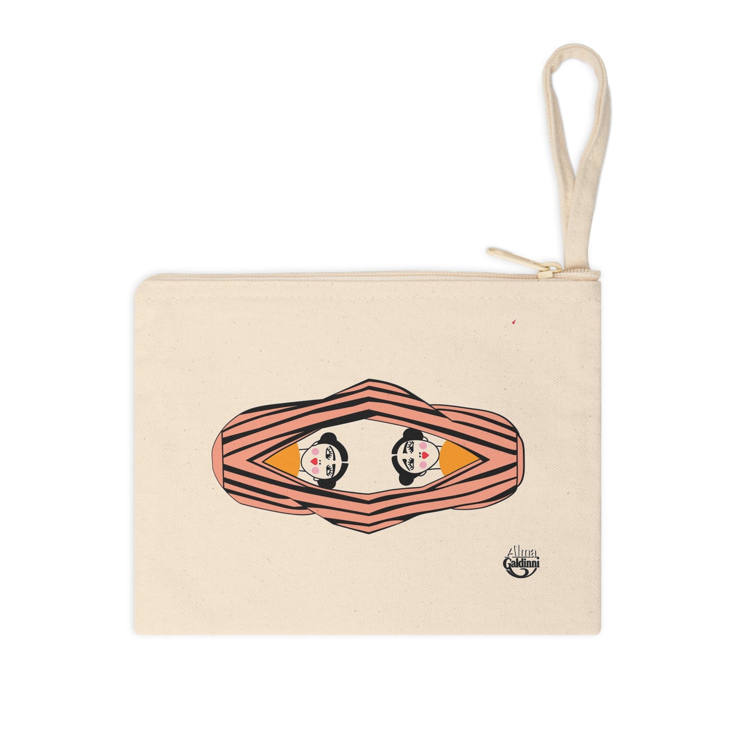 Twins Frida Kahlo Accessory Zipper Pouch | Unique Bag for Organizing Essentials | Perfect for Gifts & Everyday Use
