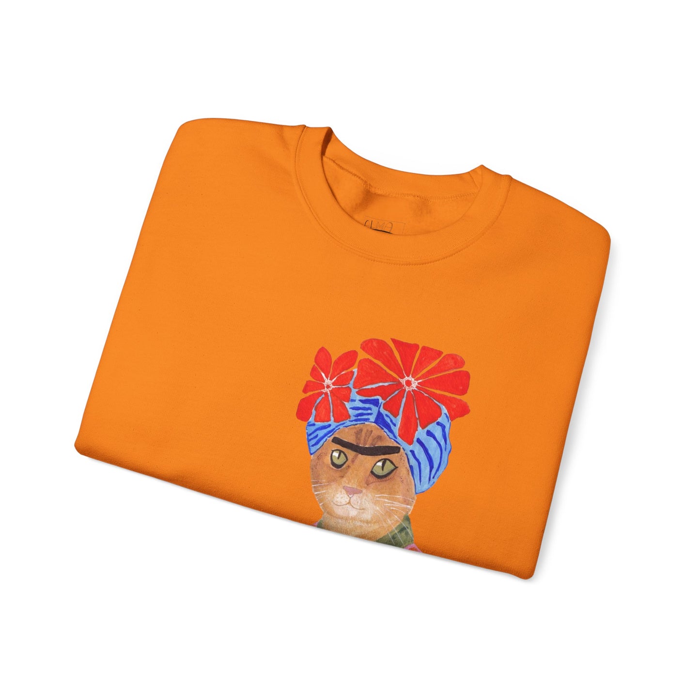 Frida Cat Unisex Heavy Blend™ Crewneck Sweatshirt