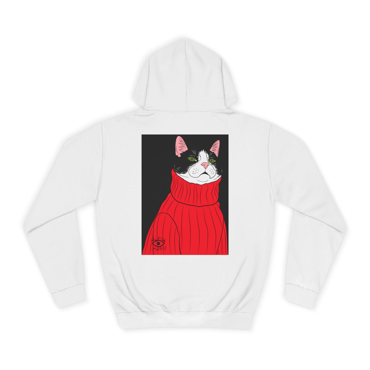 Lazy cat Unisex College Hoodie