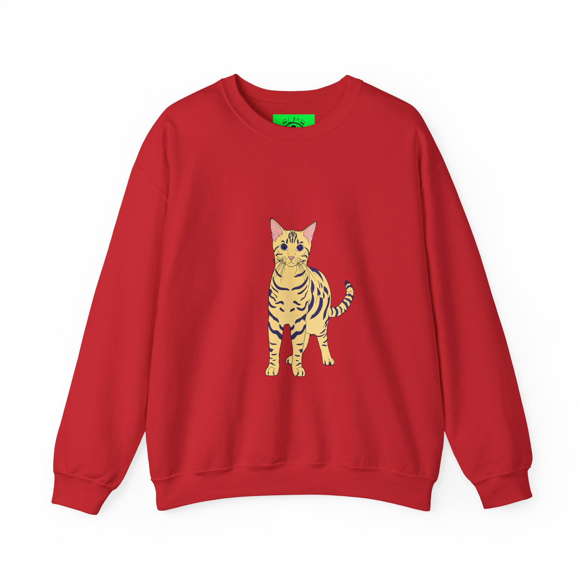 Bengal Cat cartoon Unisex Heavy Blend™ Crewneck Sweatshirt