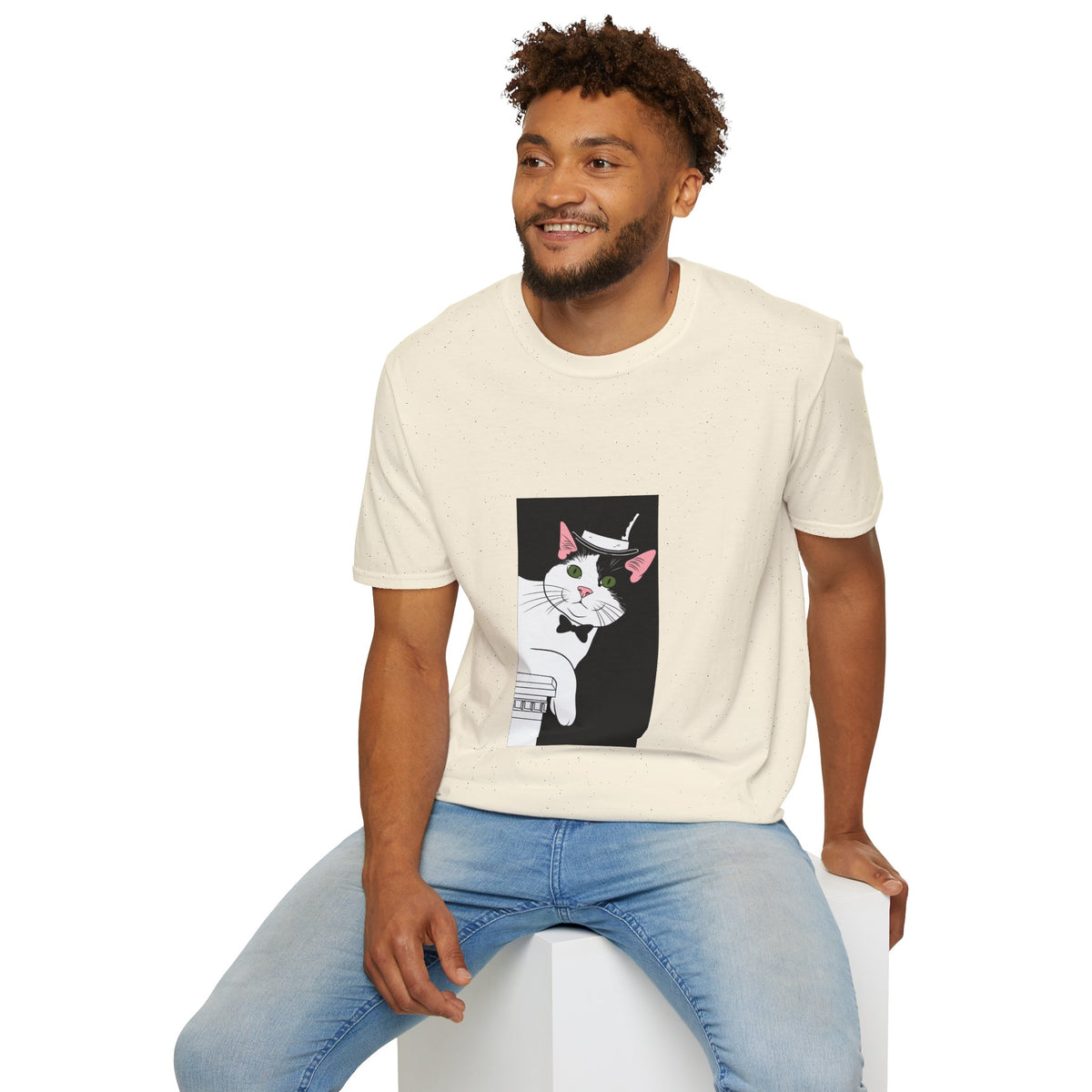 Mister Cat Unisex Softstyle T-Shirt