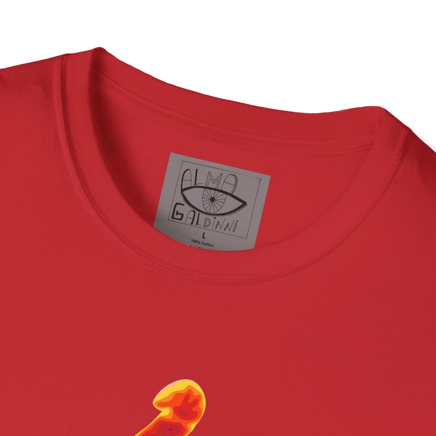 Bright Ginger Cat Unisex Softstyle T-Shirt