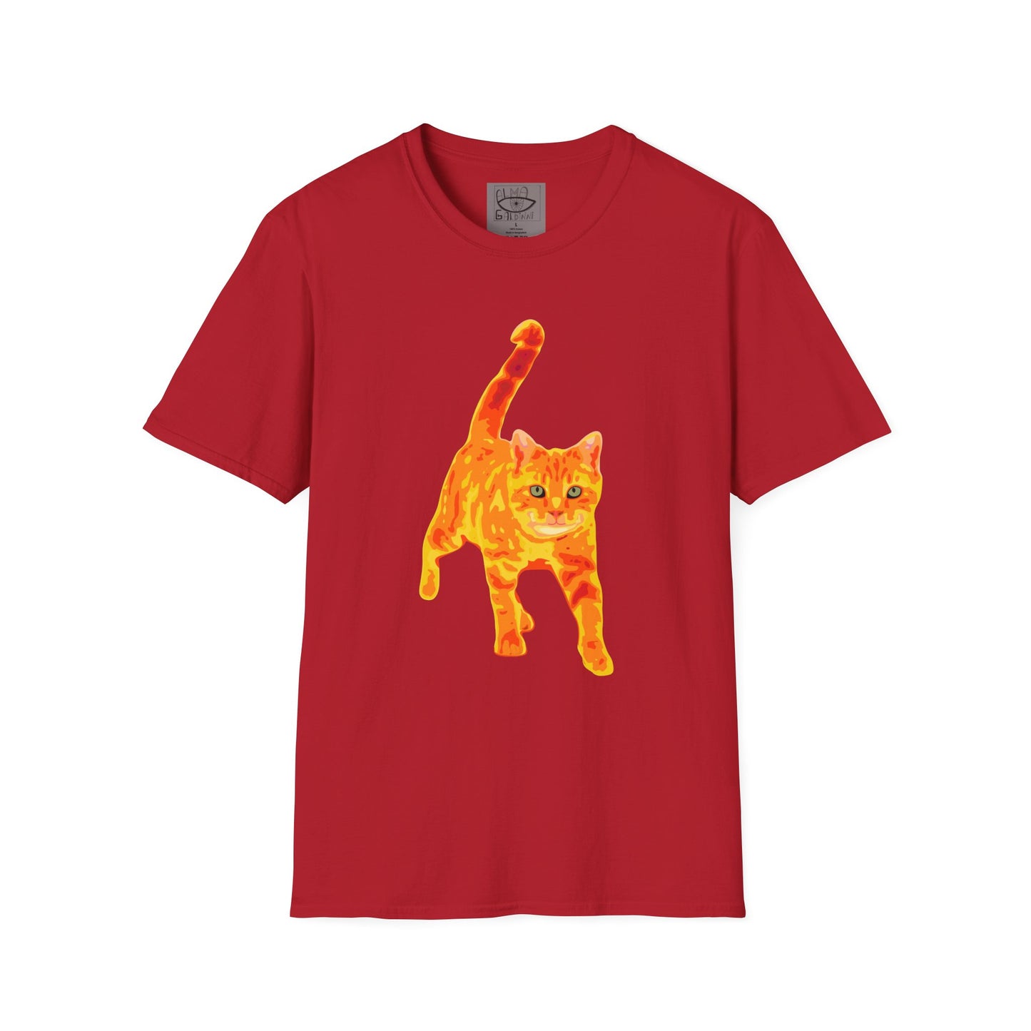 Bright Ginger Cat Unisex Softstyle T-Shirt