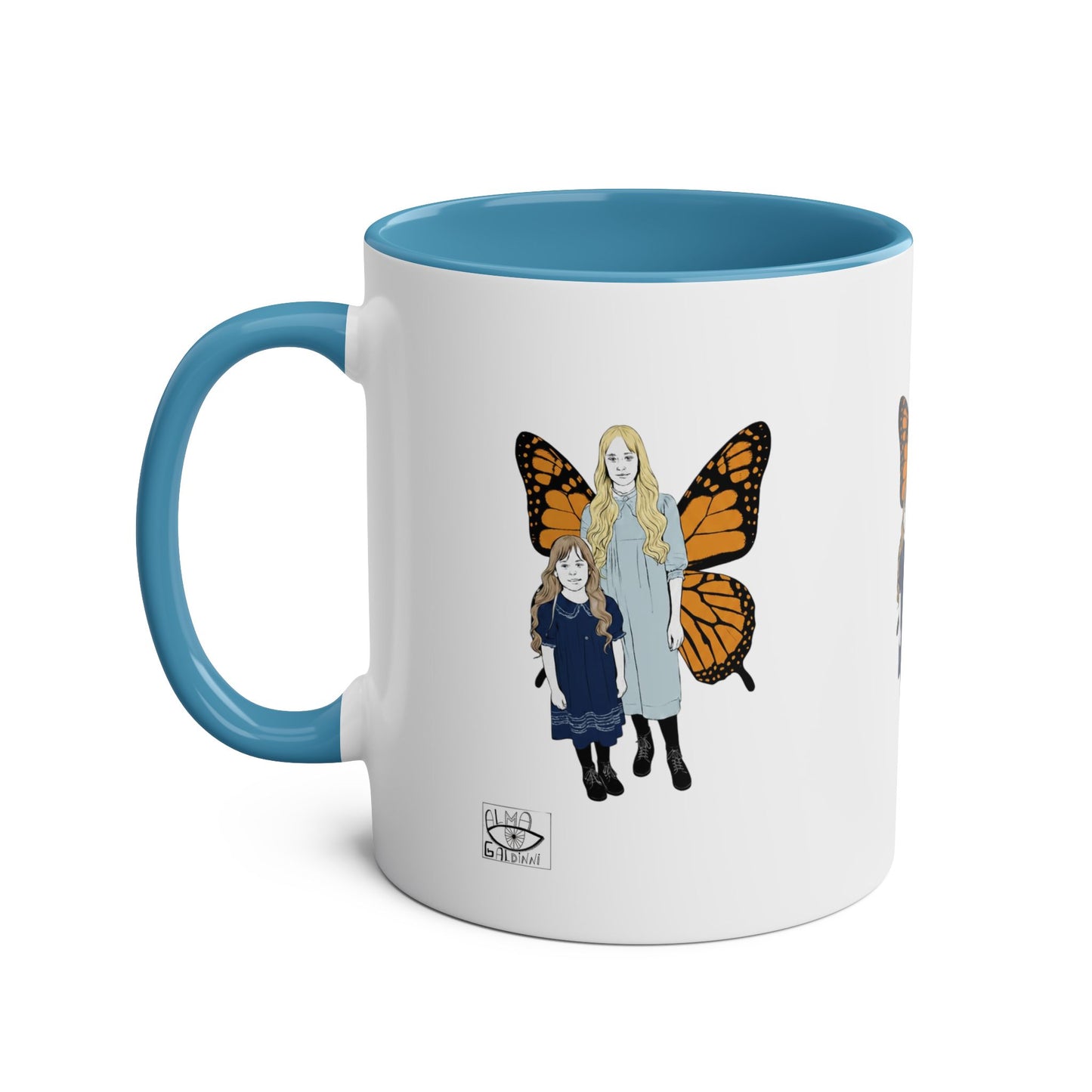 Edwardians children Two-Tone Coffee Mugs, 11oz