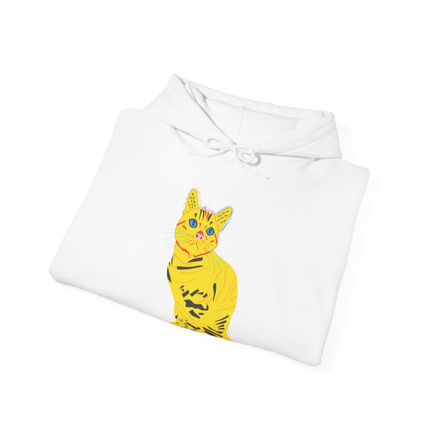 Yellow Cat Unisex Heavy Blend™ Hooded Sweatshirt