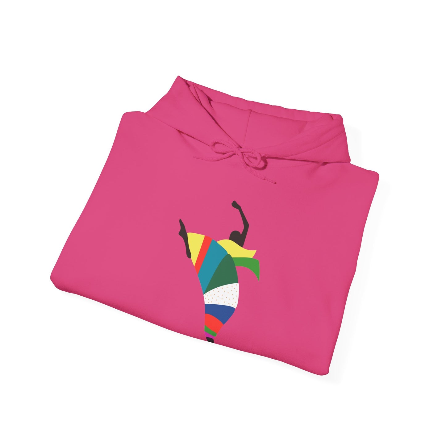 Dance is Organism Unisex Hooded Sweatshirt - Colorful Artistic Dance Design