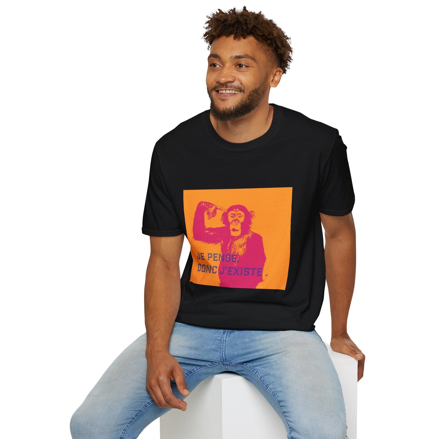 Philosophical Monkey Unisex Softstyle T-Shirt