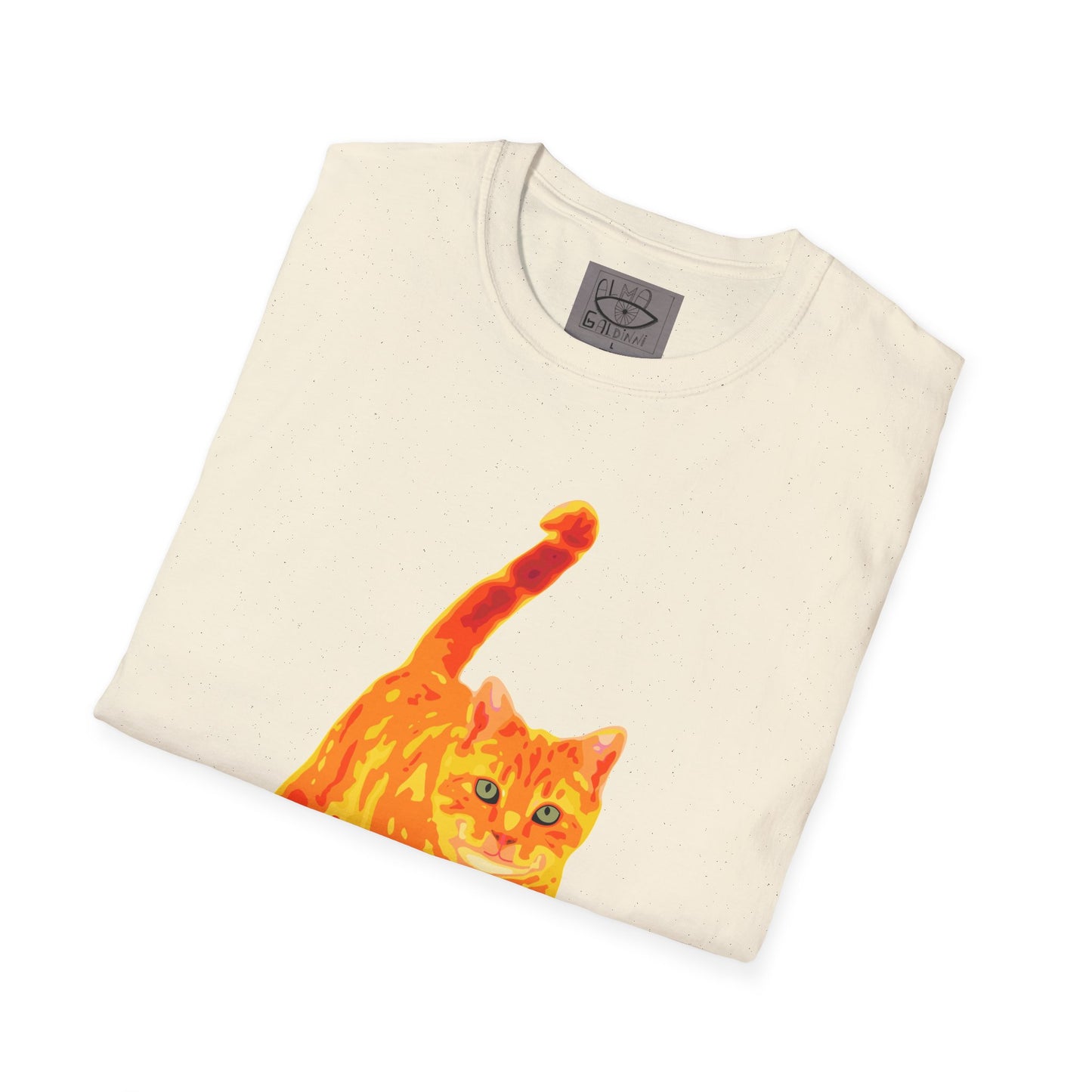 Bright Ginger Cat Unisex Softstyle T-Shirt
