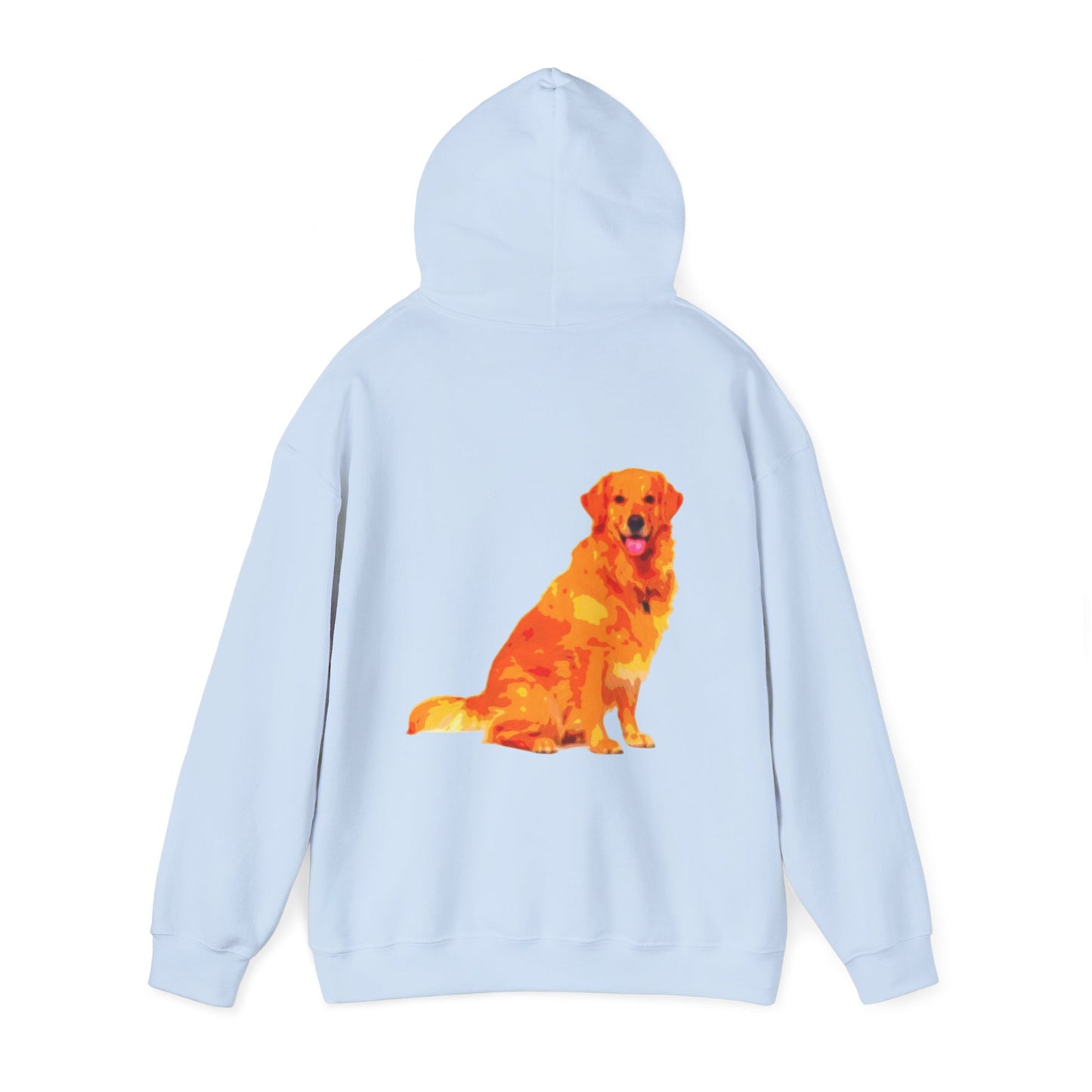 Vibrant Golden Retriever Hoodie, Pet Lover Gift, Cozy Sweatshirt, Animal Art Apparel, Dog Mom Outfit, Christmas Wear, Cute Canine Fashion