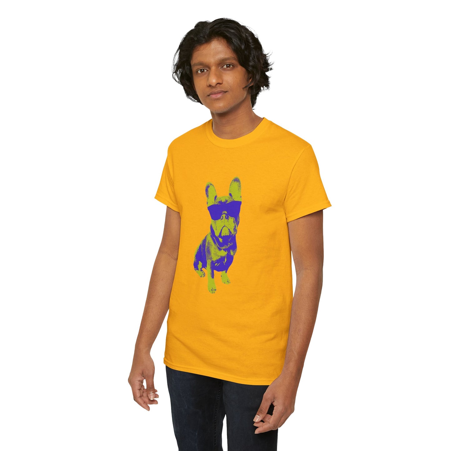 French Buldog Unisex Heavy Cotton Tee