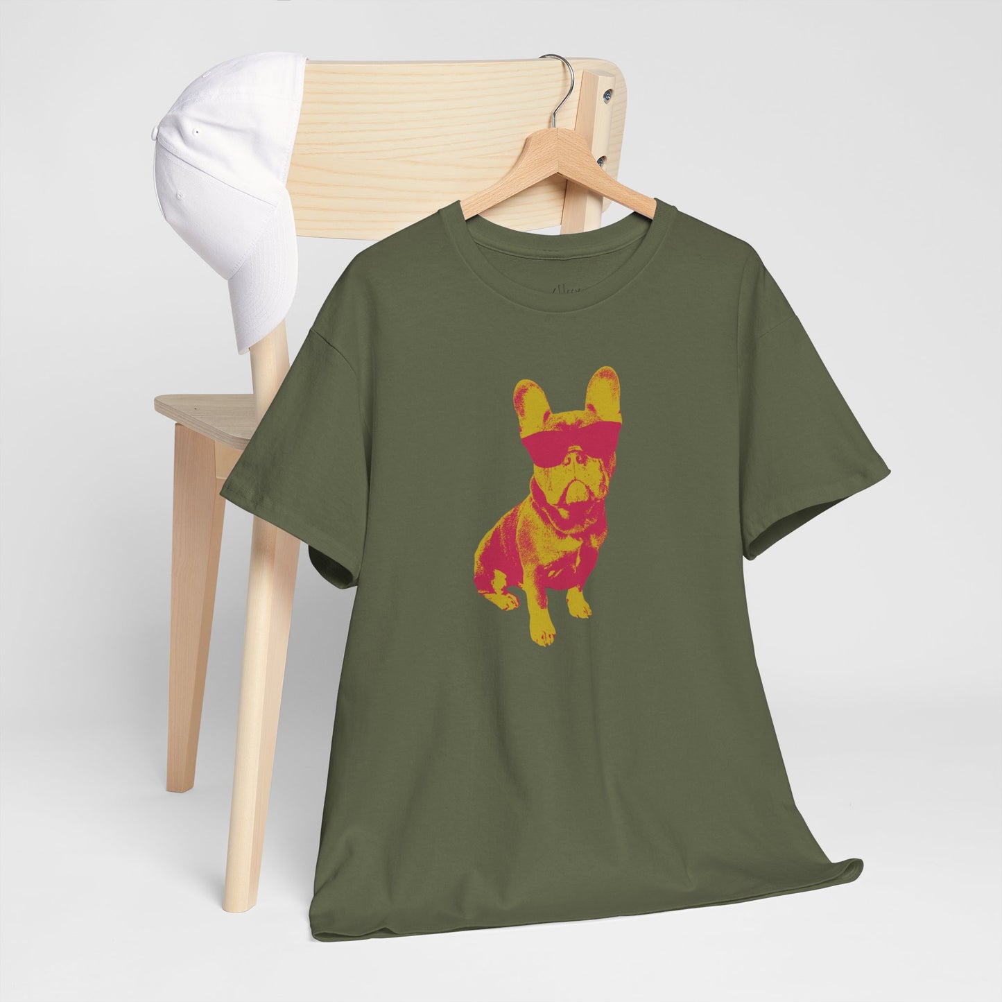 French Buldog Unisex Heavy Cotton Tee
