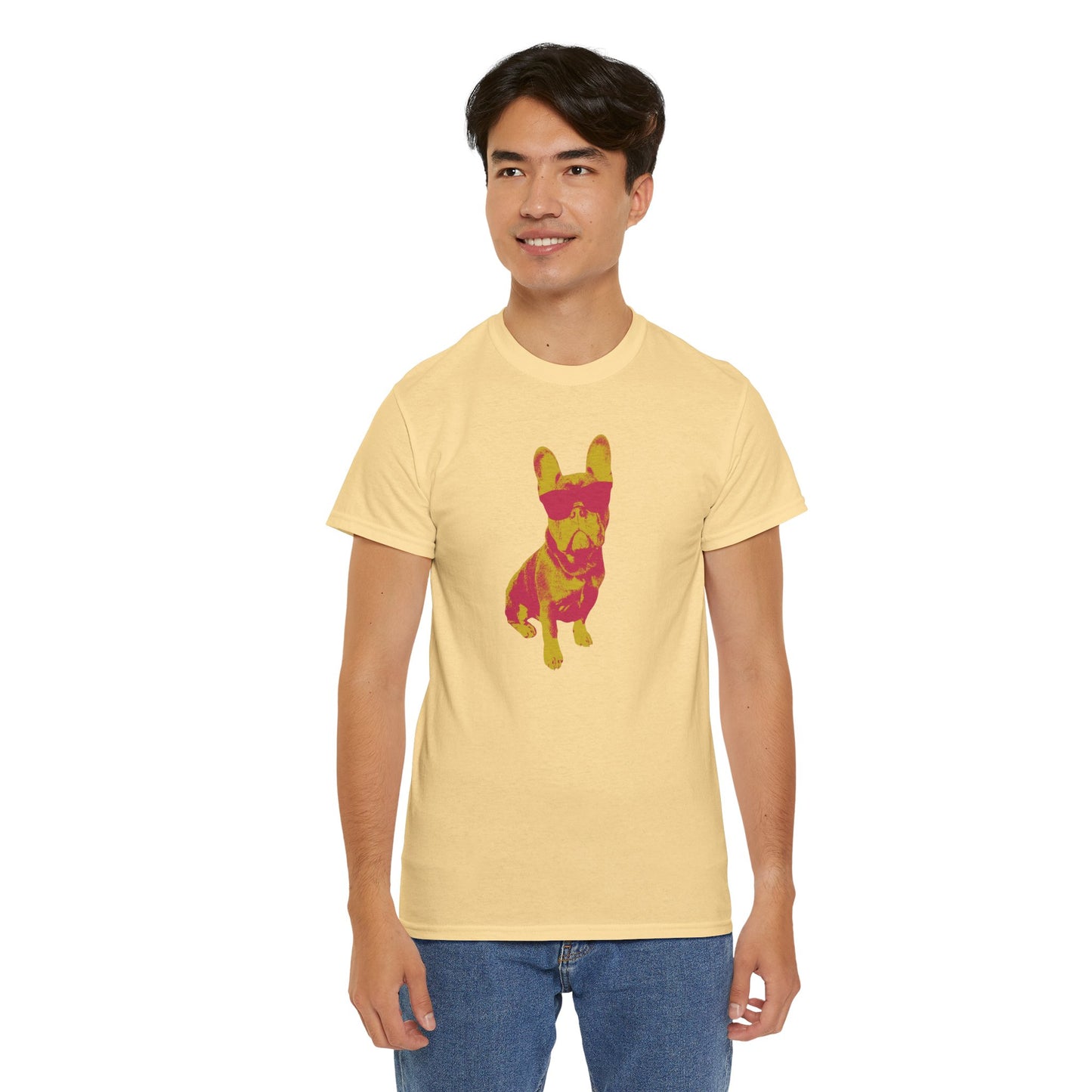 French Buldog Unisex Heavy Cotton Tee