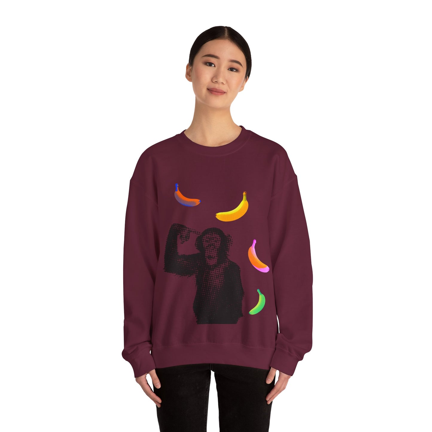 Pop Monkey Unisex Heavy Blend™ Crewneck Sweatshirt