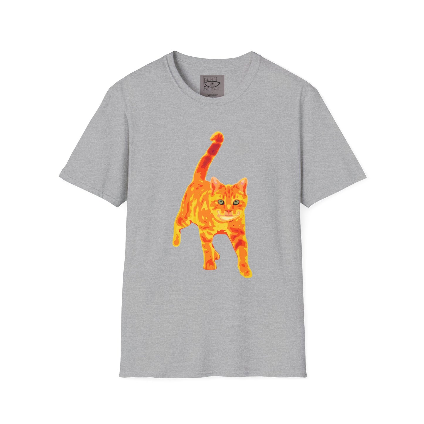 Bright Ginger Cat Unisex Softstyle T-Shirt