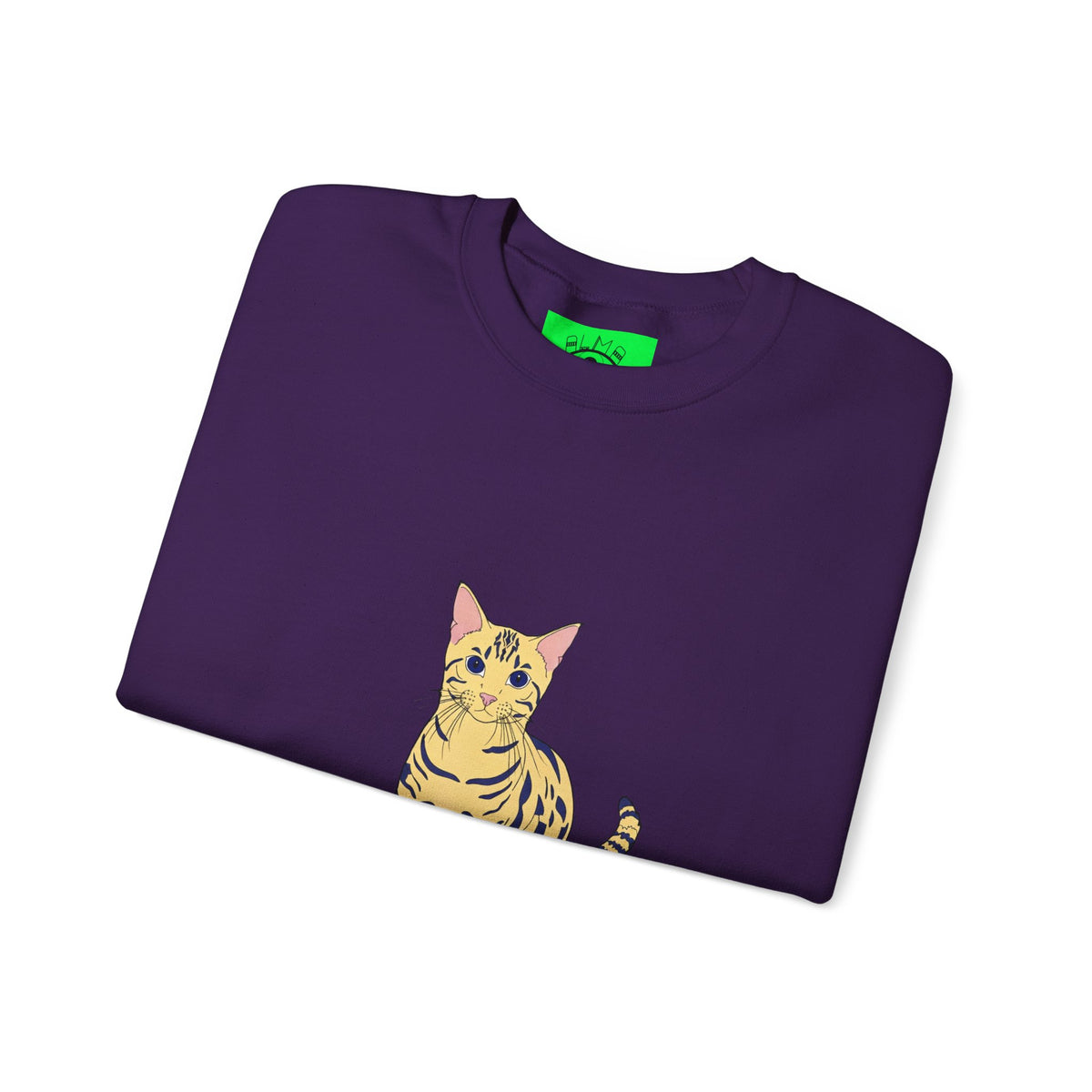 Bengal Cat cartoon Unisex Heavy Blend™ Crewneck Sweatshirt