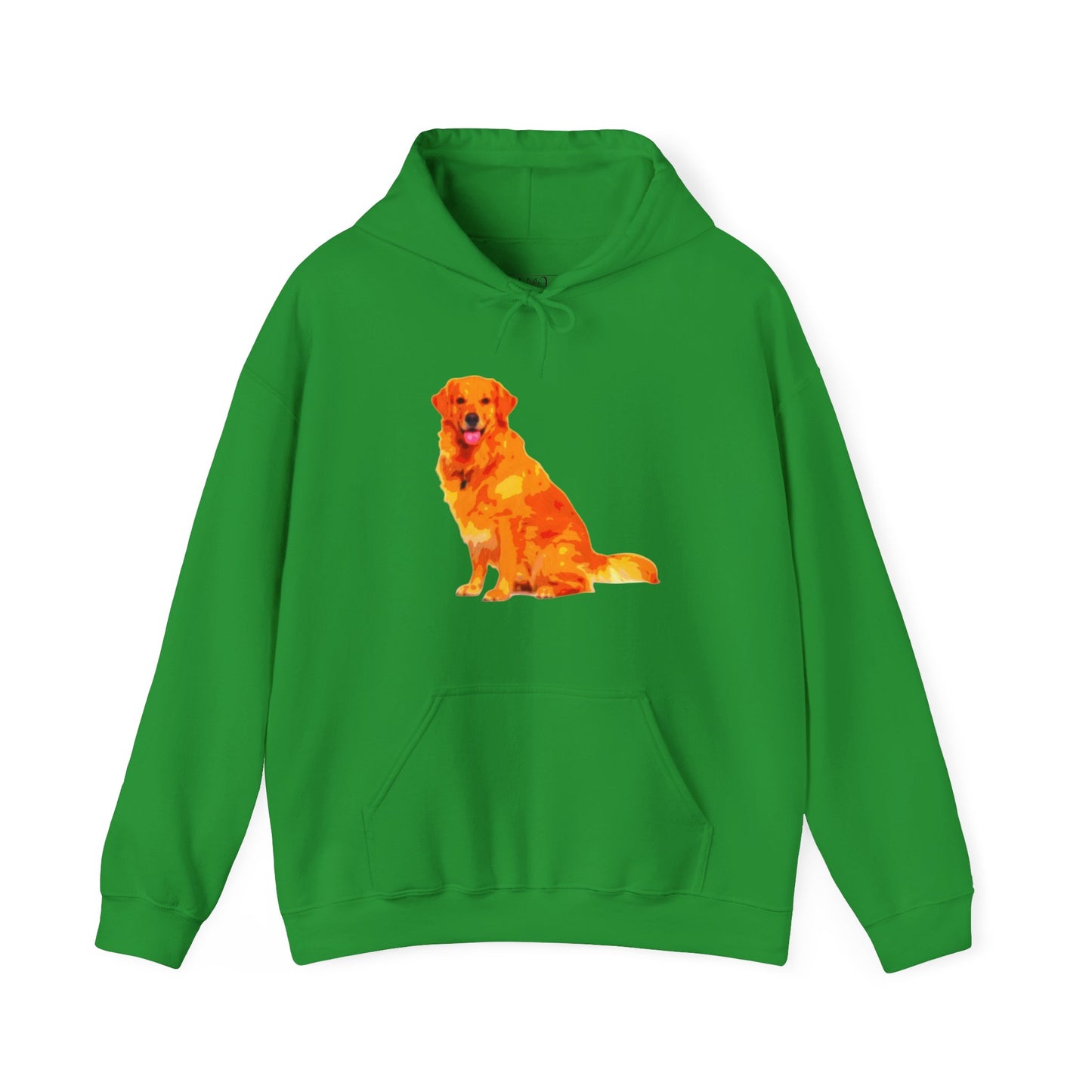 Vibrant Golden Retriever Hoodie, Pet Lover Gift, Cozy Sweatshirt, Animal Art Apparel, Dog Mom Outfit, Christmas Wear, Cute Canine Fashion