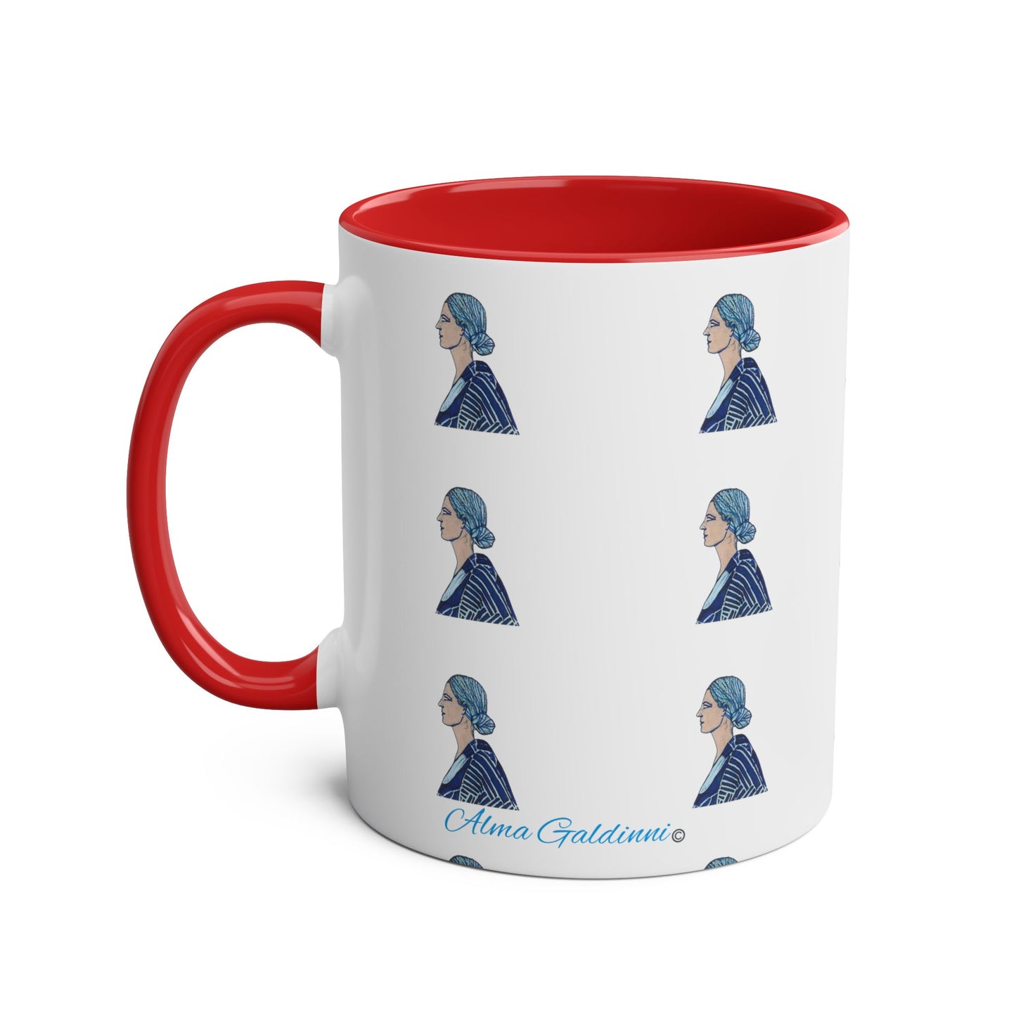 Art Nouveaux Lady mug