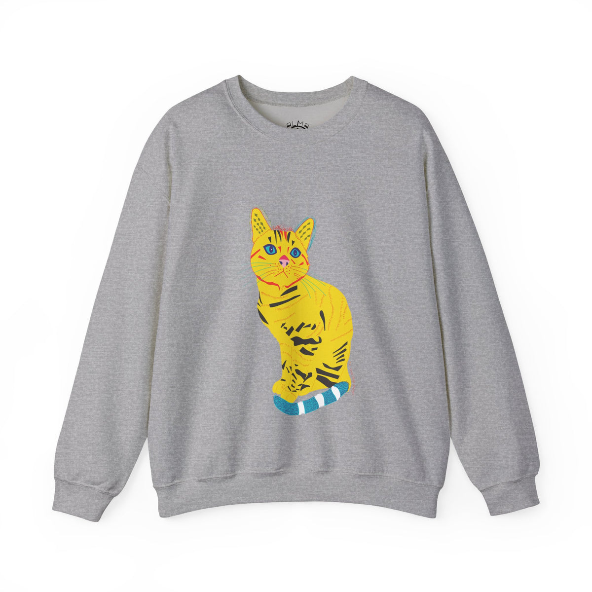 Yellow Cat Unisex Heavy Blend™ Crewneck Sweatshirt