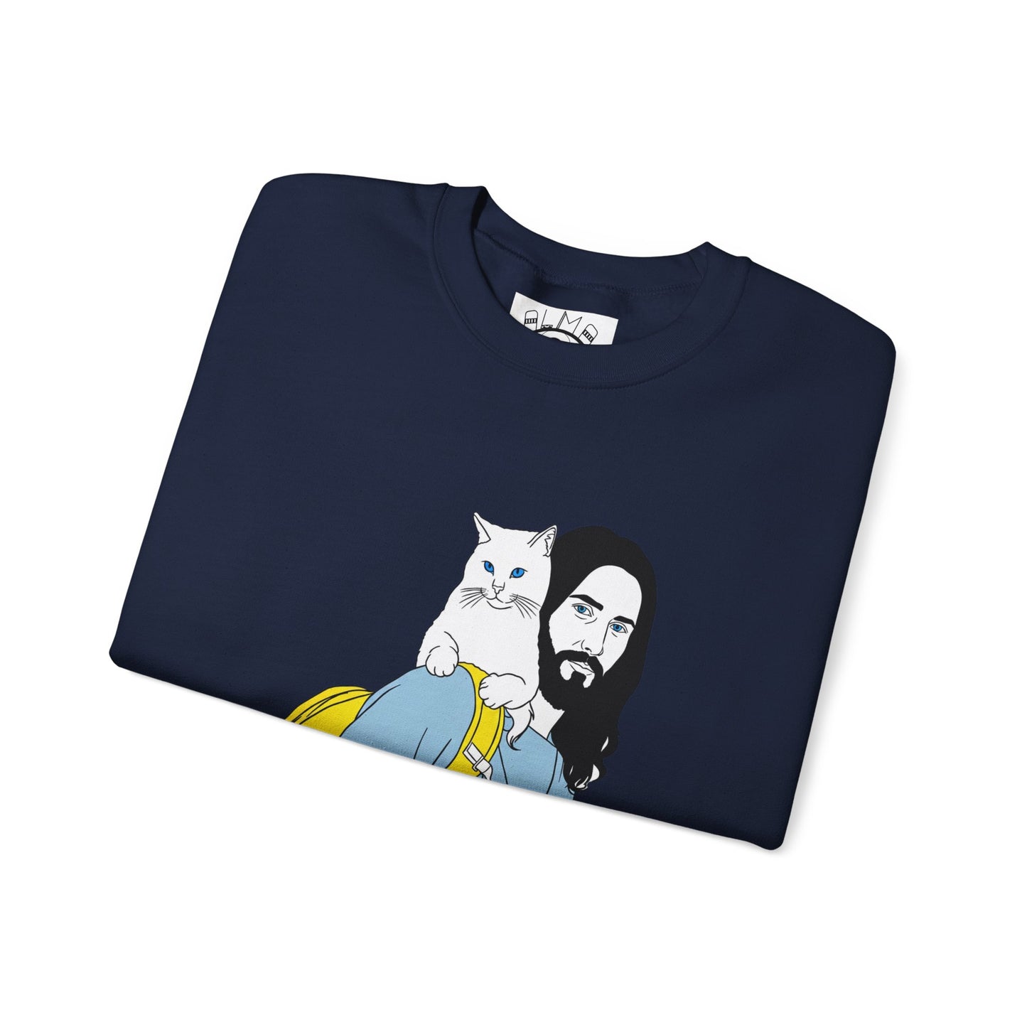 Jeus and cat Unisex Heavy Blend™ Crewneck Sweatshirt