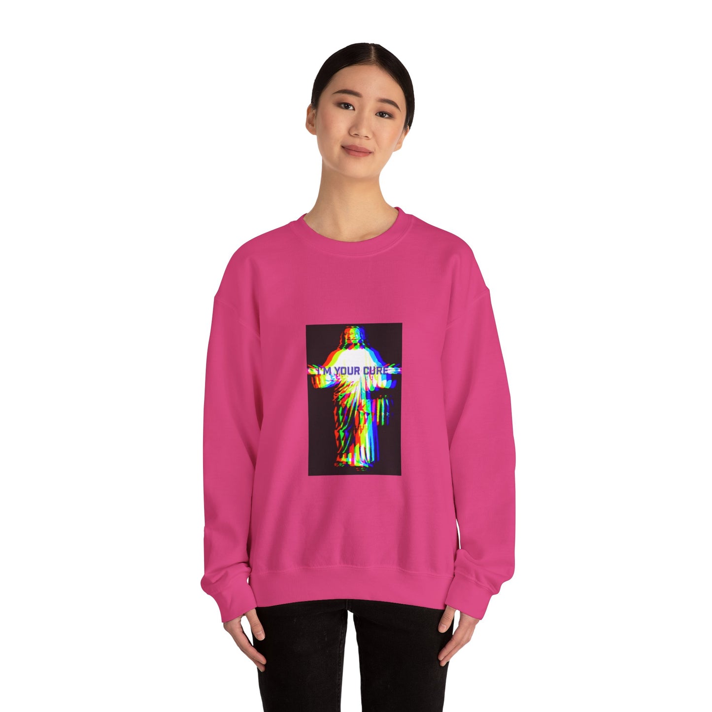 Pop Jesus Unisex Heavy Blend™ Crewneck Sweatshirt