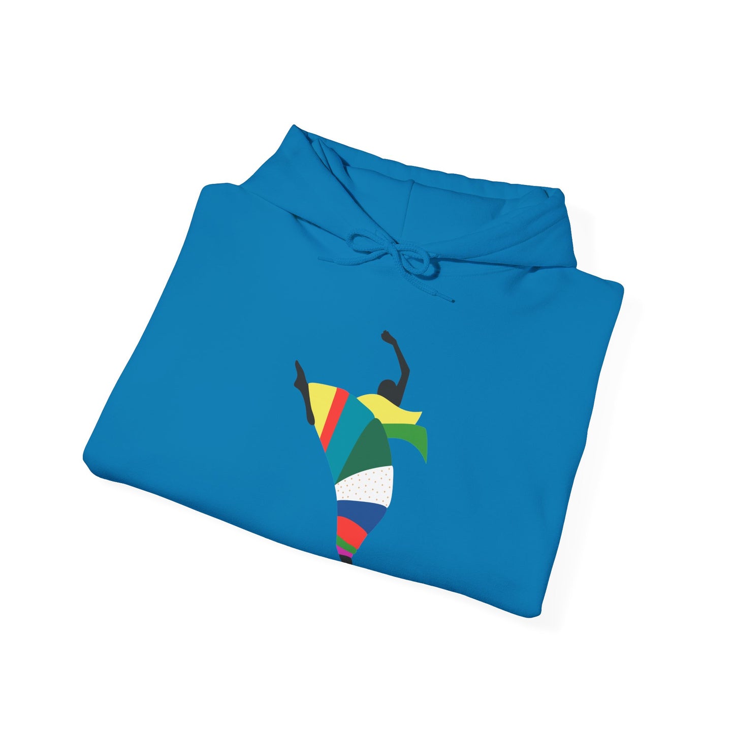 Dance is Organism Unisex Hooded Sweatshirt - Colorful Artistic Dance Design