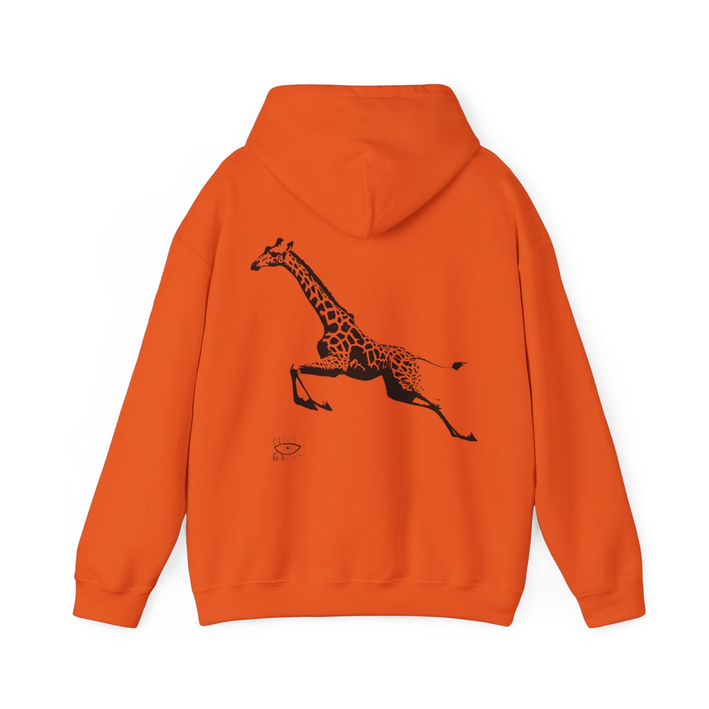 Giraffe Print Hoodie - Cozy Gift for Animal Lovers, Unisex Sweatshirt, Wildlife Fashion, Nature Gift, Unique Apparel