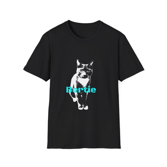 Bertie customer cat Unisex Softstyle T-Shirt